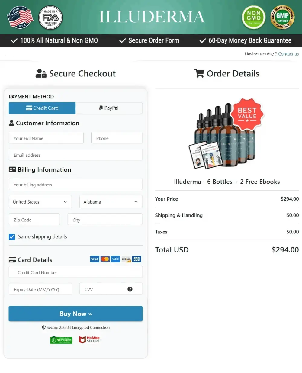 Illuderma_03_Secure_Checkout